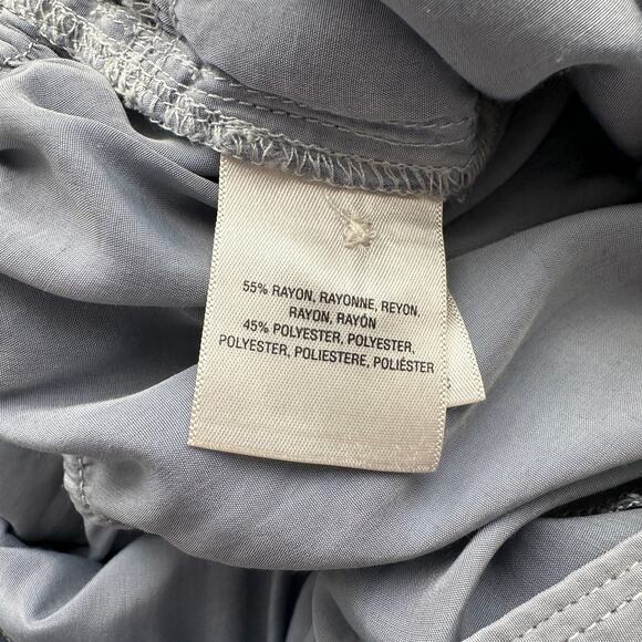 Anthropologie Saturday Sunday Kathrynne Cold Shoulder Gray Blue Jumpsuit XS - Picture 7 of 12